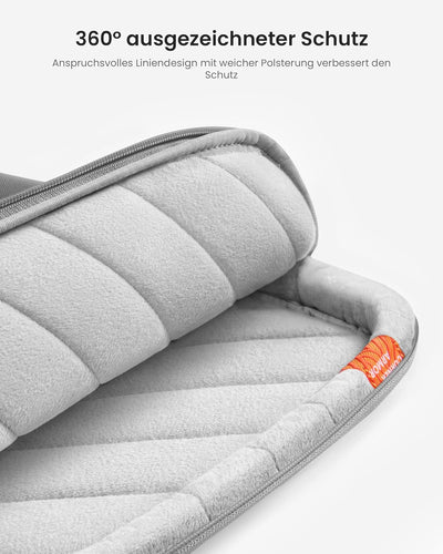 tomtoc 360° Tasche Hülle für 13 Zoll MacBook Air M2/A2681 M1/A2337 2022-2018, 13-Zoll MacBook Pro M2