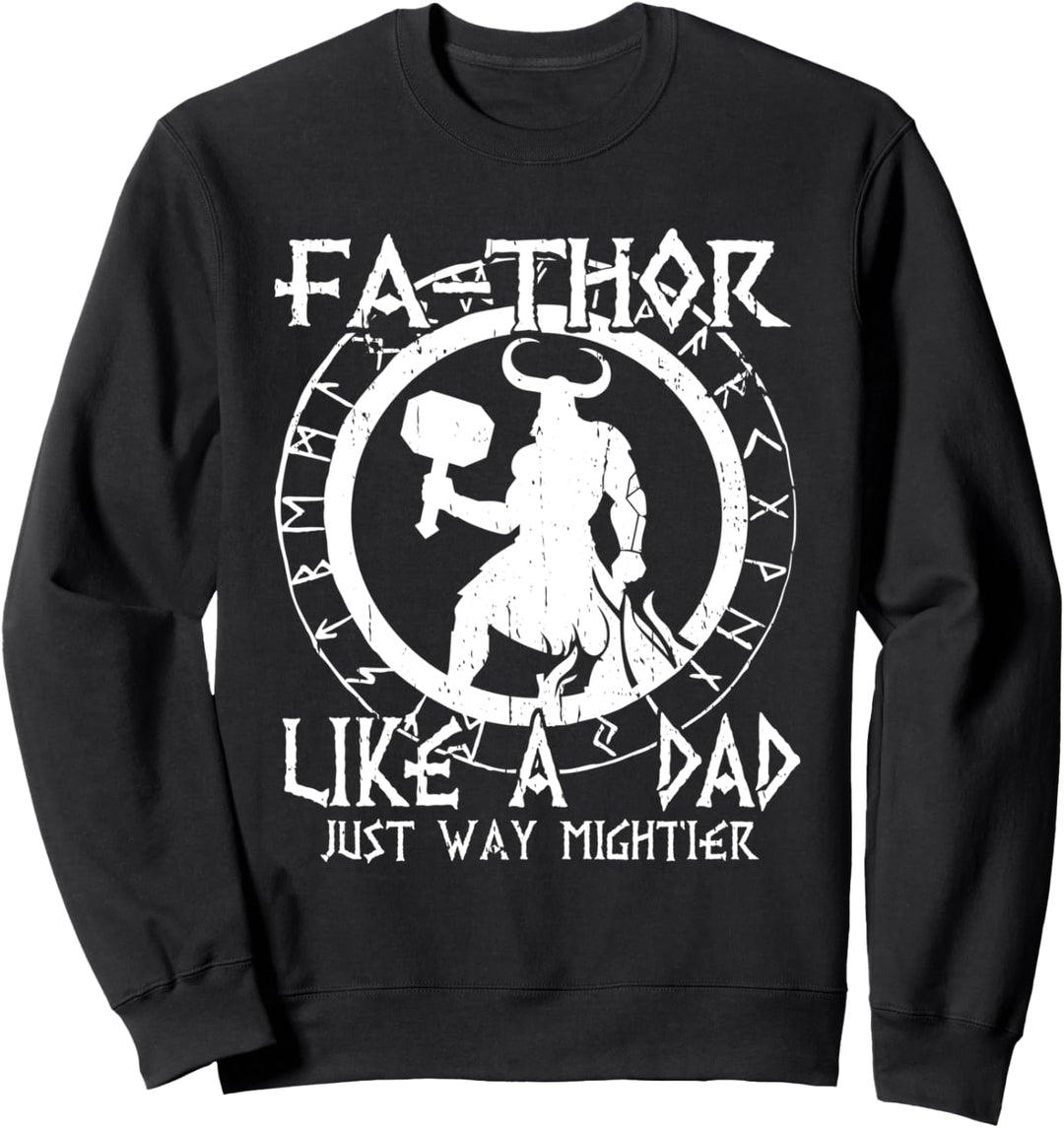 Norse Mythology Fa-Thor Wikinger Vatertag Sweatshirt