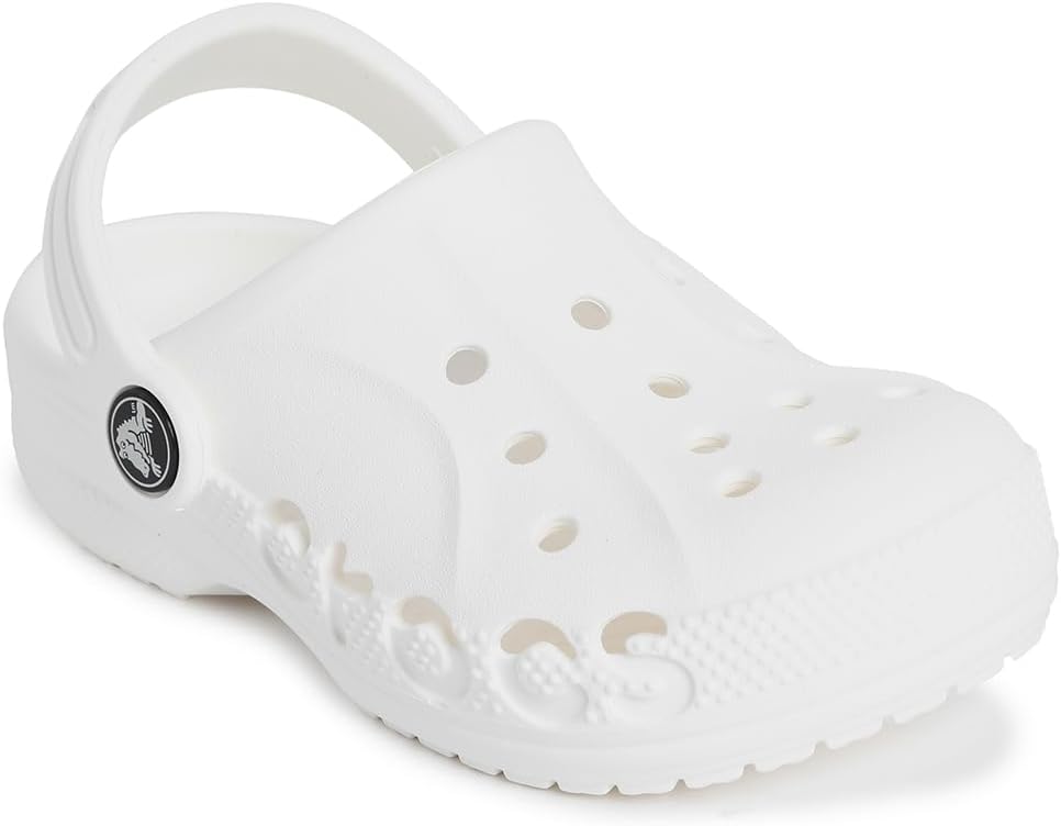 Crocs Unisex Kinder Baya Clog T, 19/20 EU Weiß