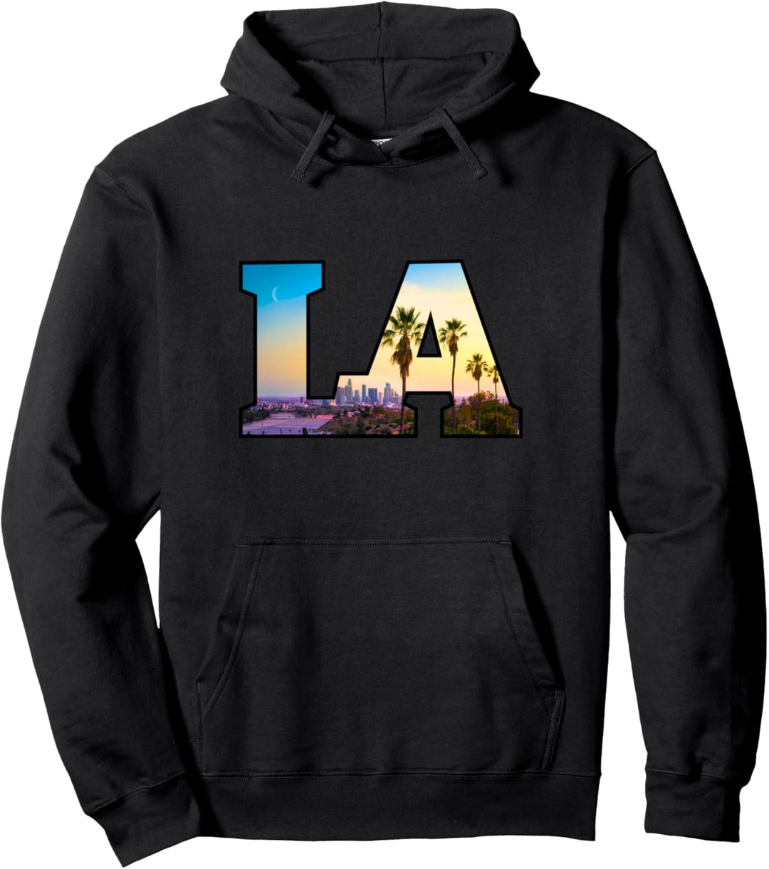 LA City Skyline of Downtown Los Angeles, Kalifornien Pullover Hoodie