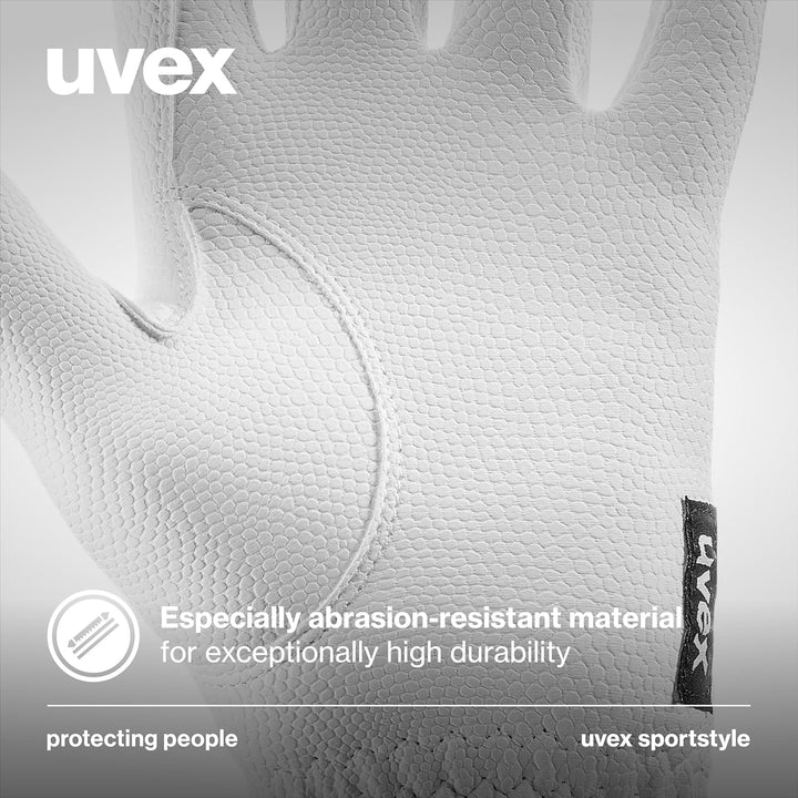 uvex Unisex – Erwachsene Sportstyle Reithandschuhe 5 Weiss, 5 Weiss