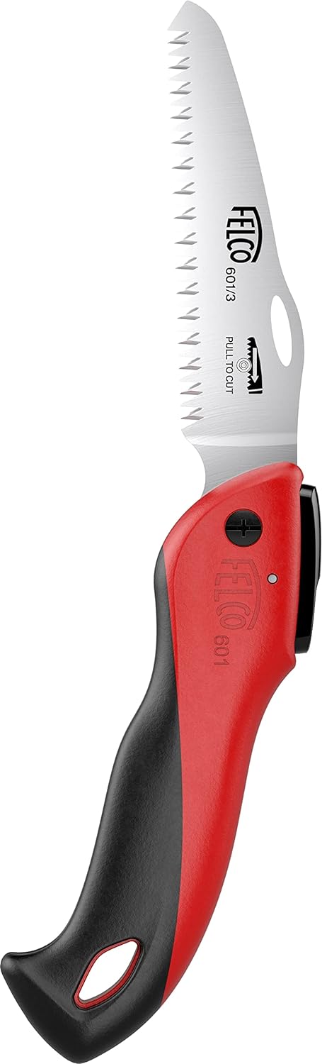 FELCO Baumsäge 601 (klappbare Säge, Klingenlänge 12 cm, mit ziehendem Schnitt, Holzsäge, für Weinbau