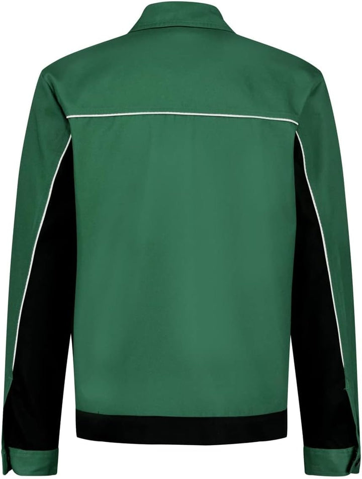 BWOLF ARES 100% Baumwolle Arbeitsjacke Männer Arbeitsjacke Herren Arbeitsjacke Bundjacke, S Grü