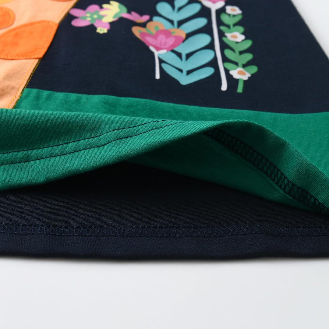 VIKITA Mädchen Kapuzenpullover Kleider Baumwolle Hoodie Herbst Winter Freizeit 2-8 Jahre 2-3 Jahre L