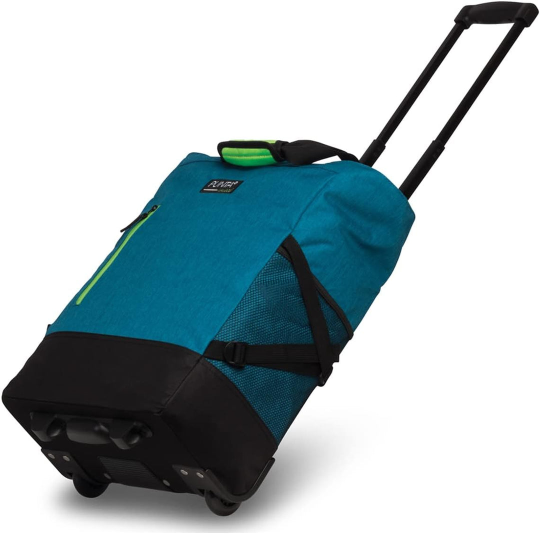 Fabrizio Einkaufstrolley Punta Wheel-Shopping-Roller 52 cm 36 Liter 2 Rollen Petrol/Hellgrün, Petrol