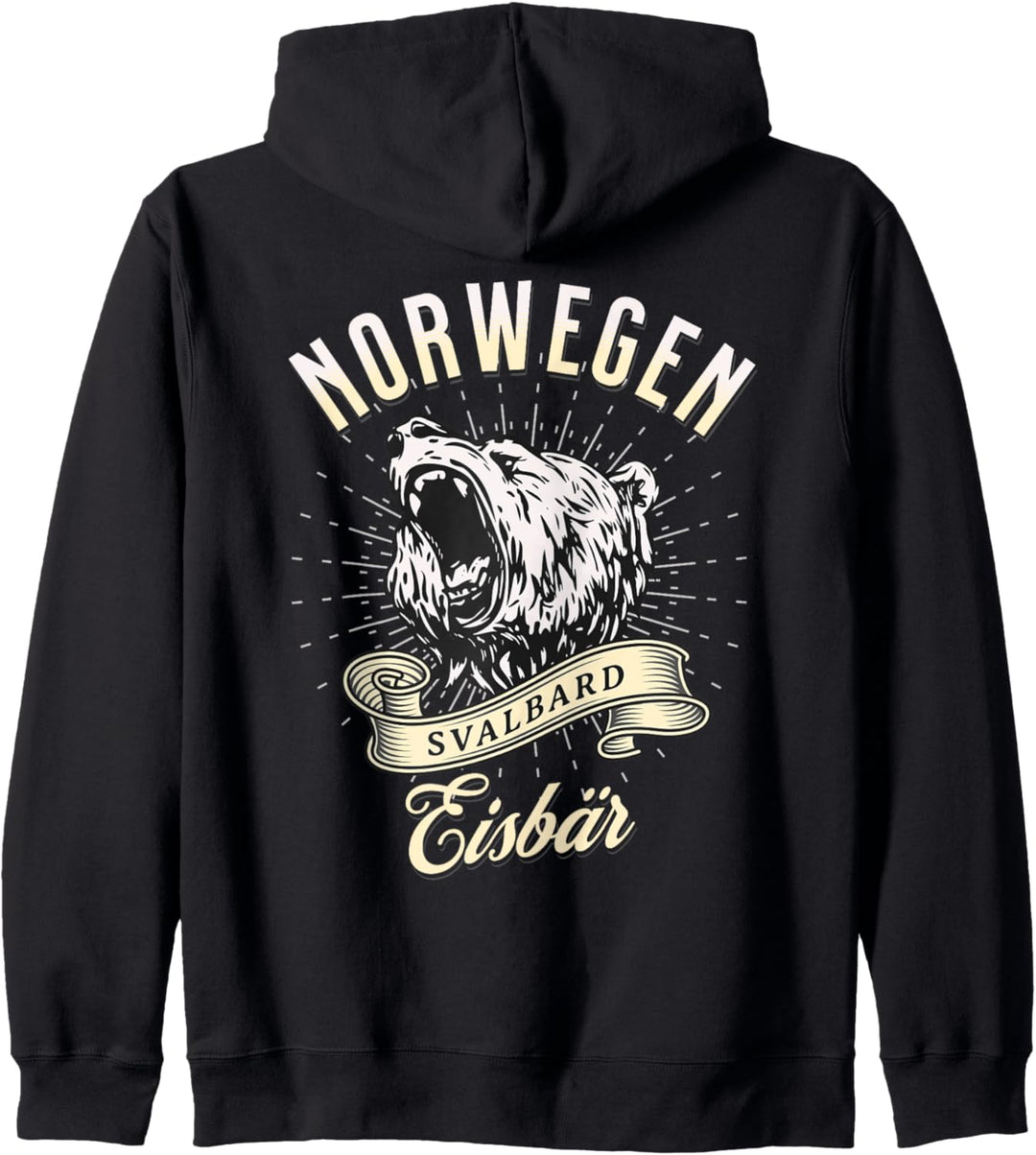 Norwegen Eisbär Svalbard Eisbären Spitzbergen Norwegisch Kapuzenjacke