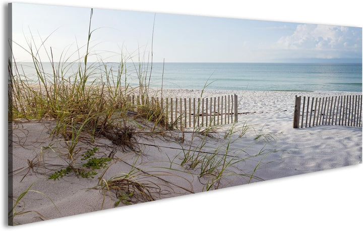 islandburner Bild auf Leinwand Landschaft Dünen Strand Und Meer Bei Sonnenaufgang -Golf Von Mexiko B