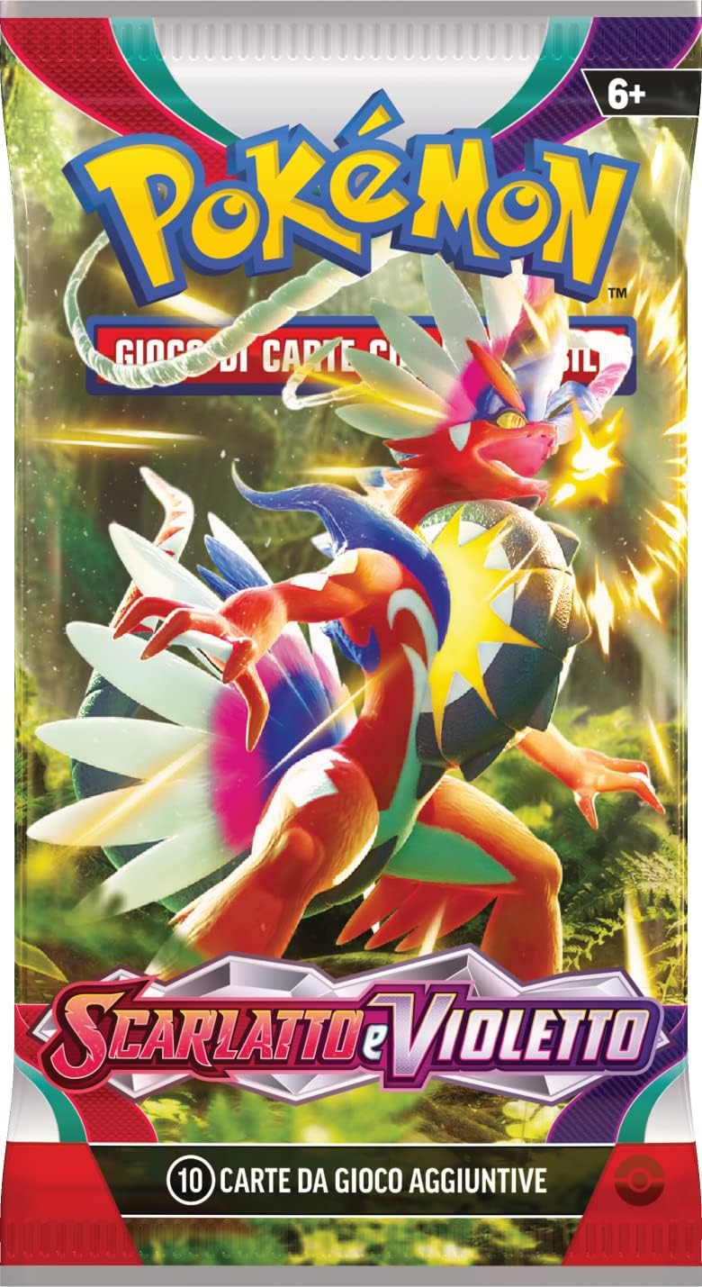 Pokémon 184-61322 TCG, 36 Booster-Packs, Scarlatto und Violett, italienische Ausgabe