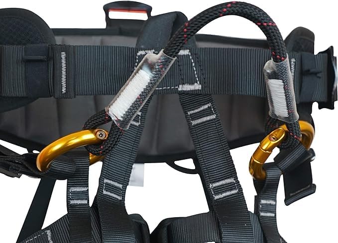 SOB Bergsteiger-Klettergurt, Halbkörpergurt Sicherheitsgurt Klettergurt für Feuerrettung Bergsteigen