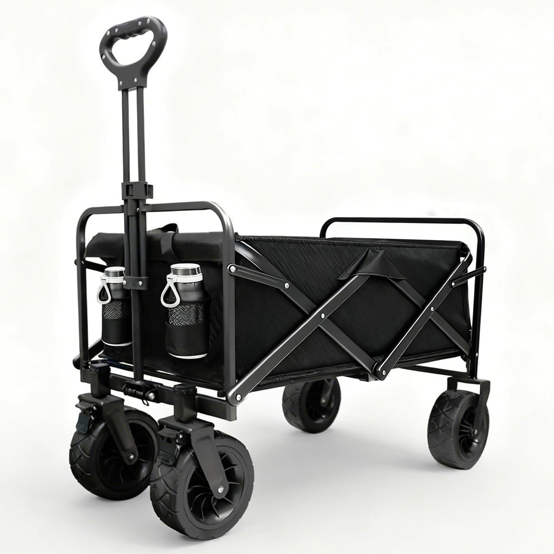 Sanycasa Bollerwagen faltbar 200L 200KG Tragkraft Gelände Strand geeingenet Bollerwagen mit Bremsen