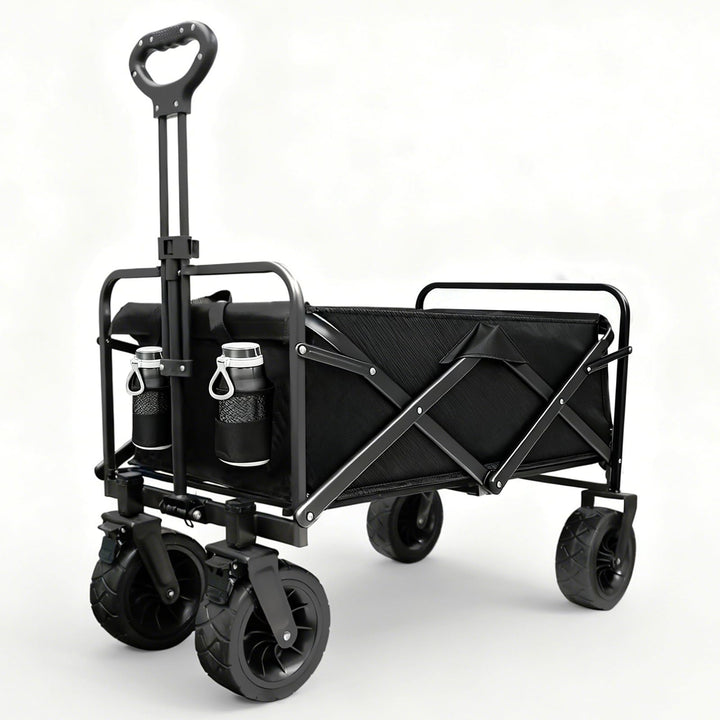 Sanycasa Bollerwagen faltbar 200L 200KG Tragkraft Gelände Strand geeingenet Bollerwagen mit Bremsen