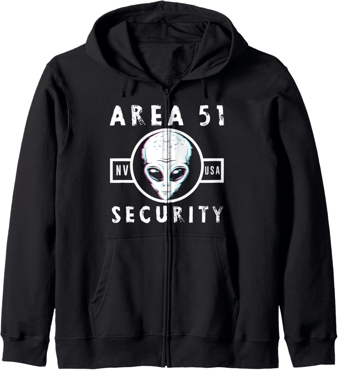 USA Area UFO 51 Alien Extraterrestrisches Raumschiff Raumfahrzeug Kapuzenjacke