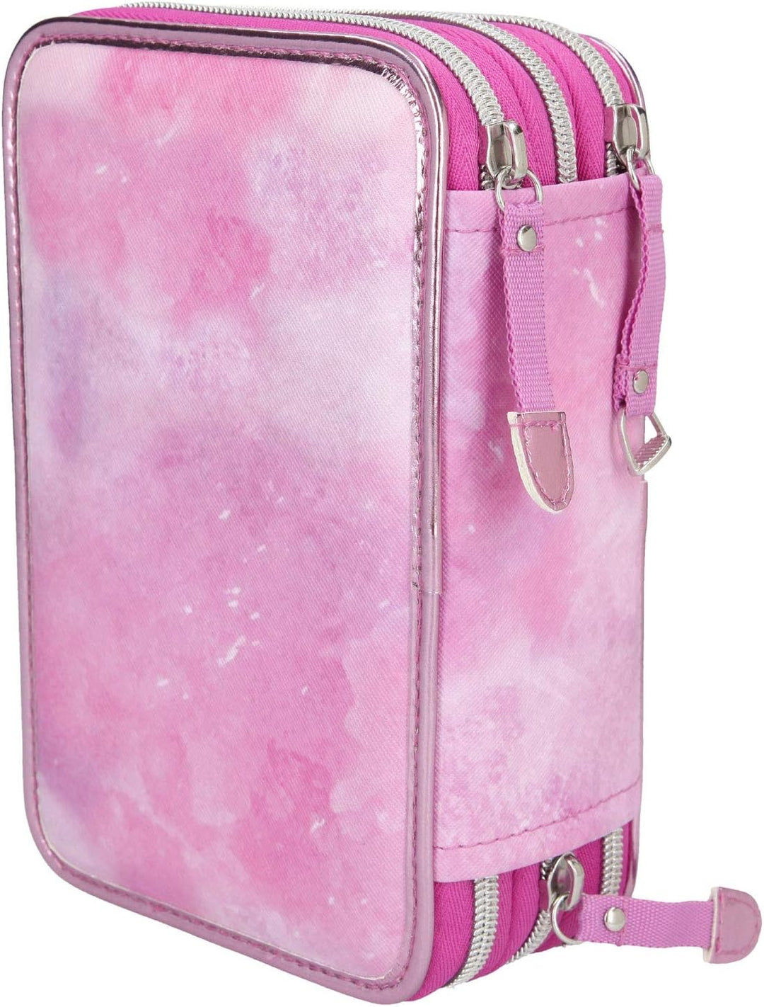 Depesche 10532 Federtasche 3 Fach, Horses Dreams, rosa, bunt