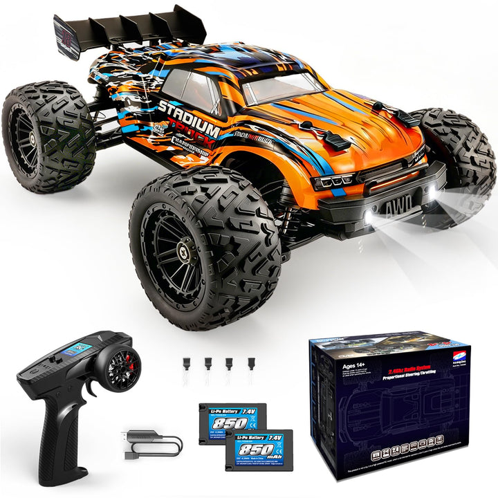 HAIBOXING Ferngesteuertes Auto 4WD RC Auto 1/18 36 km/h All Terrains Offroad Elektro Fahrzeug 2,4 GH
