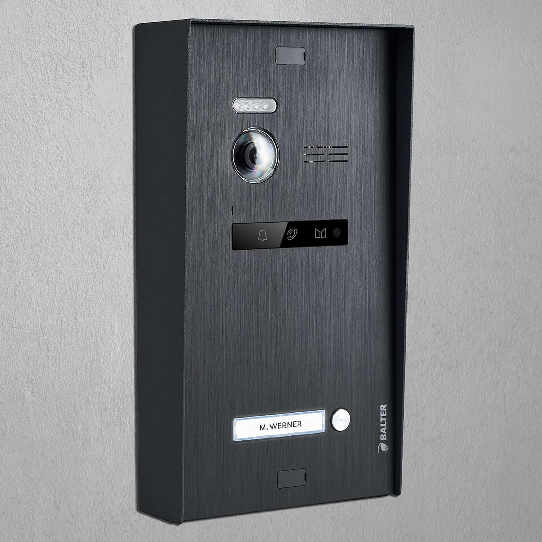 Balter Aufputz-Montagebox EVO Video Türsprechanlage, 2-Draht Bus, Türstationen für 1-4 Familienhaus,
