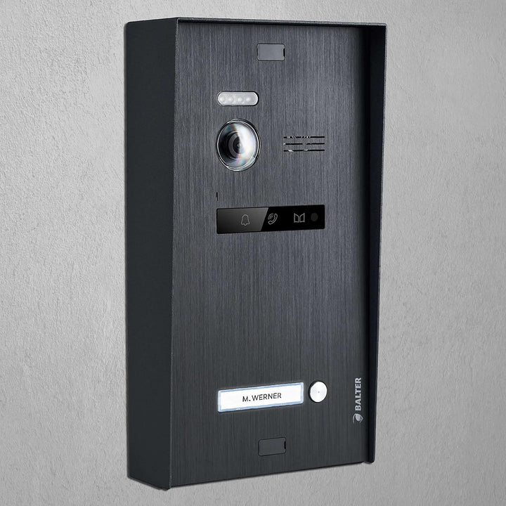 Balter Aufputz-Montagebox EVO Video Türsprechanlage, 2-Draht Bus, Türstationen für 1-4 Familienhaus,