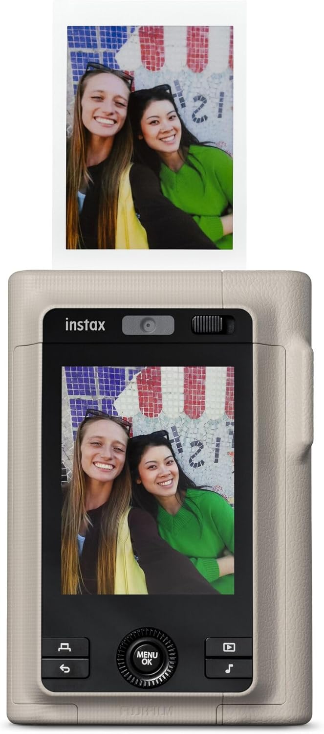 instax mini LiPlay+™ Sand Beige, hybride Sofortbildkamera