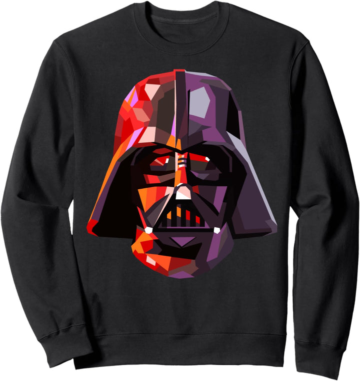 Star Wars Darth Vader Red & Purple Geometric Helmet Sweatshirt