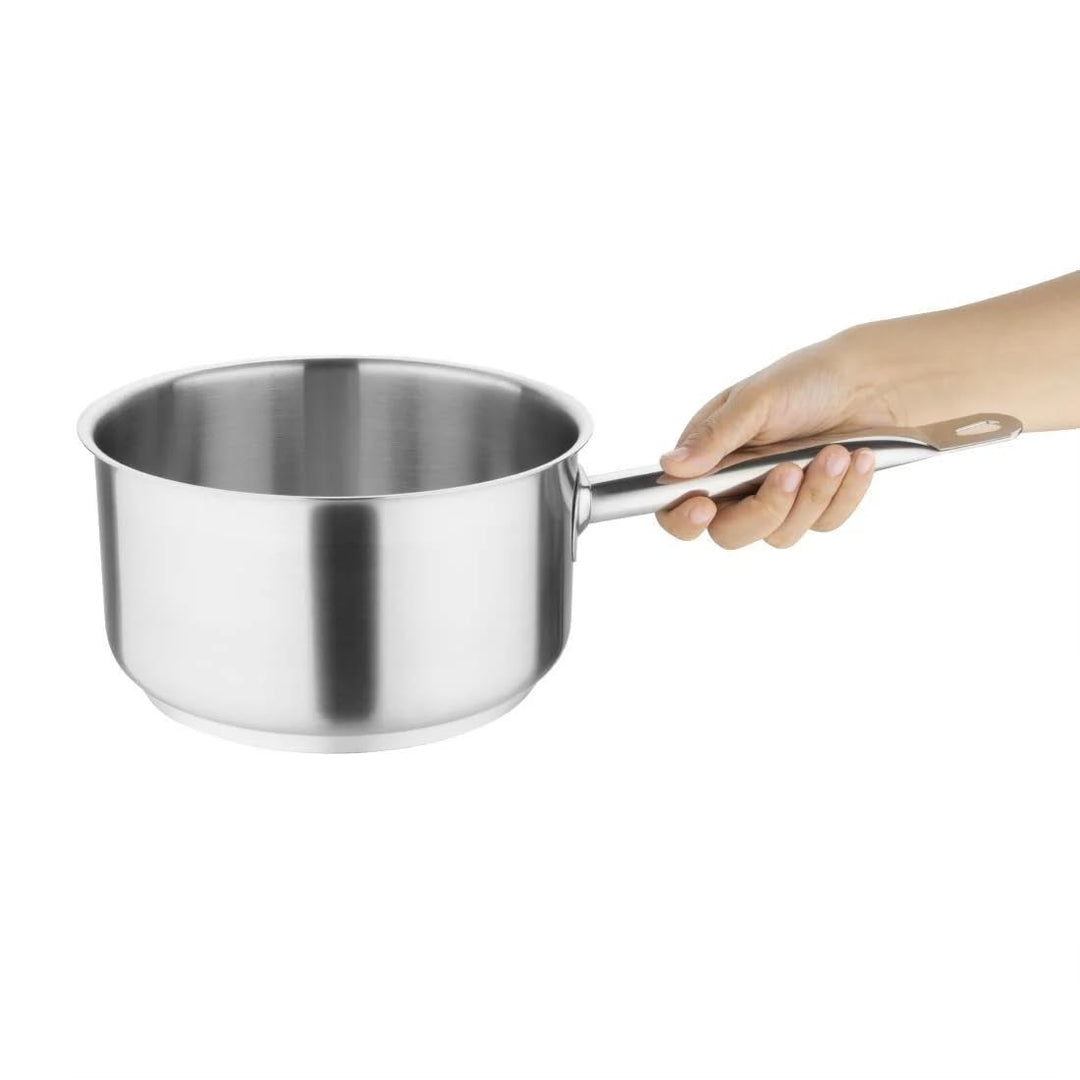 Vogue M944 Vogue Stielkasserolle, Edelstahl, 3 l 100(d)mm x 200mm/8"(dia)., 100(d)mm x 200mm/8"(dia)