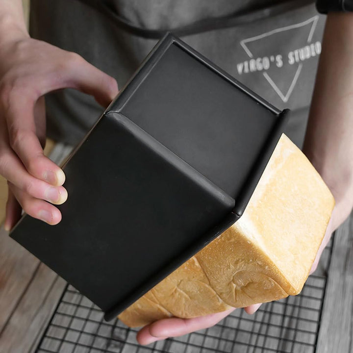 Toastbrot Backform Mit Deckel Loaf Pan with Lid VICASKY Brotbackform mit Extra hohe Kastenform, Toas