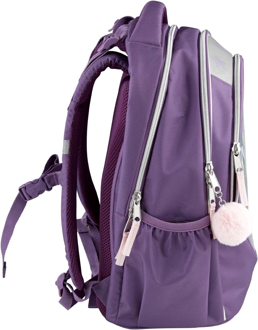 Depesche 10776 Miss Melody - Schulrucksack mit Pferde-Motiv, lila Schul-Ranzen, ca. 44 x 34 x 24 cm,