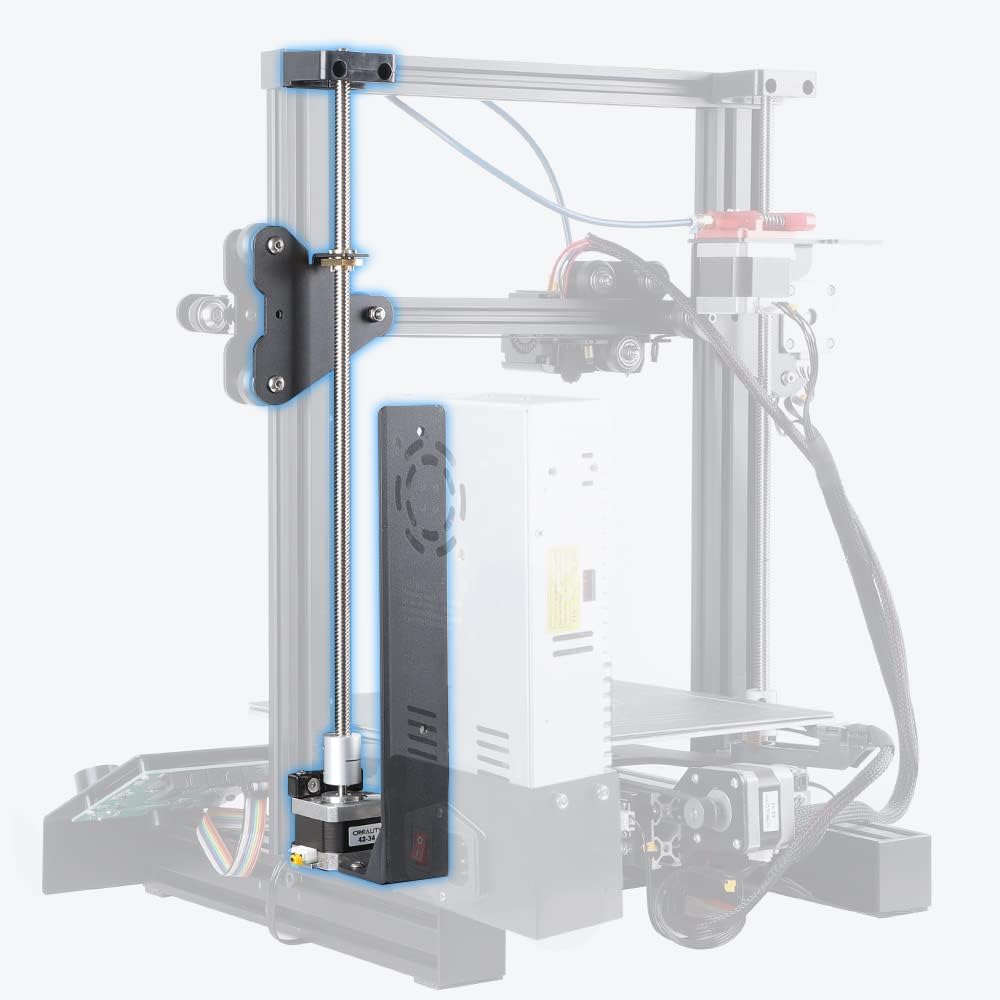 Creality Offizielles Ender 3 Dual Z-Axis Upgrade Kit (42-34 Schrittmotor enthalten) für Ender-3, End