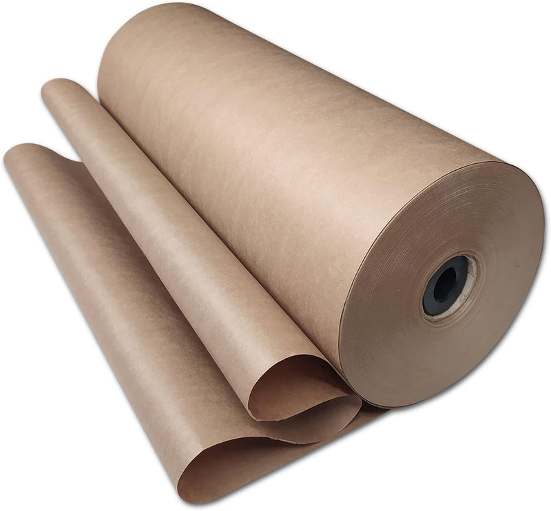 Kraftpapier 70g/m² Packpapier 50 cm x 300 m auf Rolle | braunes Papier | Geschenkpapier | Verpackung