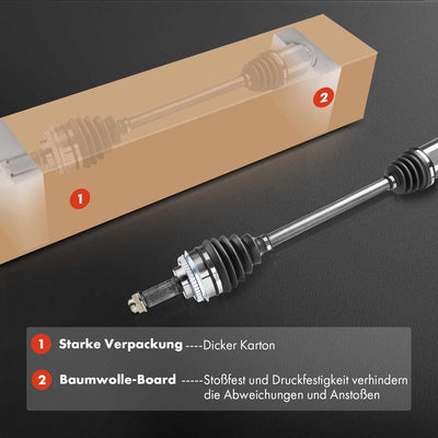 Frankberg Antriebswelle Schaltgetriebe Vorne Rechts Kompatibel mit Clio I 5/357 B/C57 1.2L 1.4L 1.9L