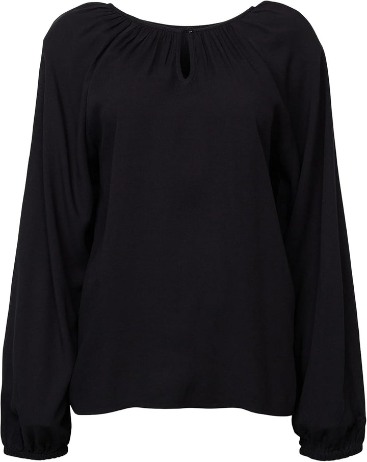 ESPRIT Damen Bluse XXS 001/Black, XXS 001/Black