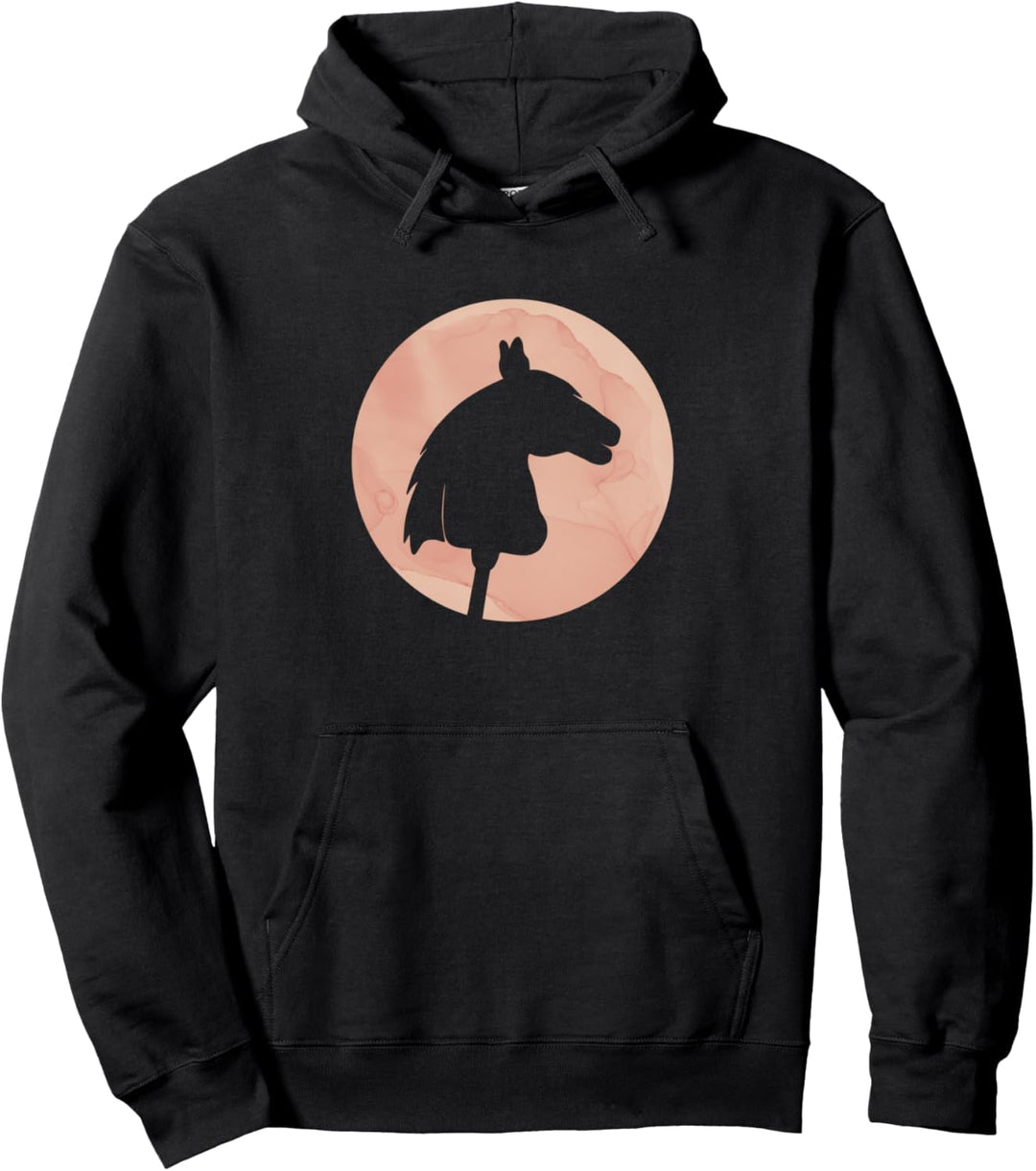 Hobby Horse Wasserfarben Design Pullover Hoodie