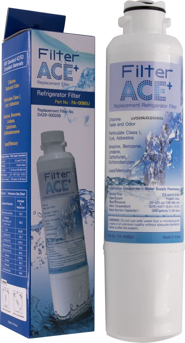ACE+ FA-0085U | Wasserfilter kompatibel mit Samsung DA29-00020B, HAF-CIN/EXP, HAF-CIN, HAFCIN, DA97-