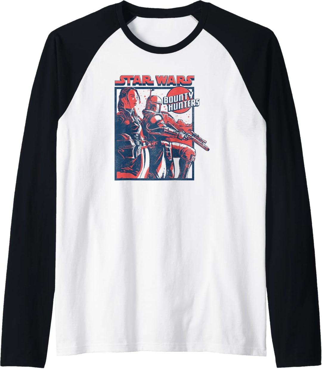 Star Wars The Book Of Boba Fett Fennec Shand Bounty Hunters Raglan