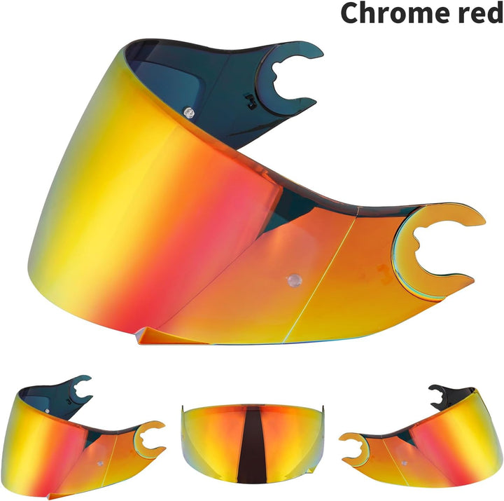 Helmvisier für D Skwal D-Skwal 2 Spartan,Motorradhelm Visier,Motorrad Windschutz Helm Objektiv Visie