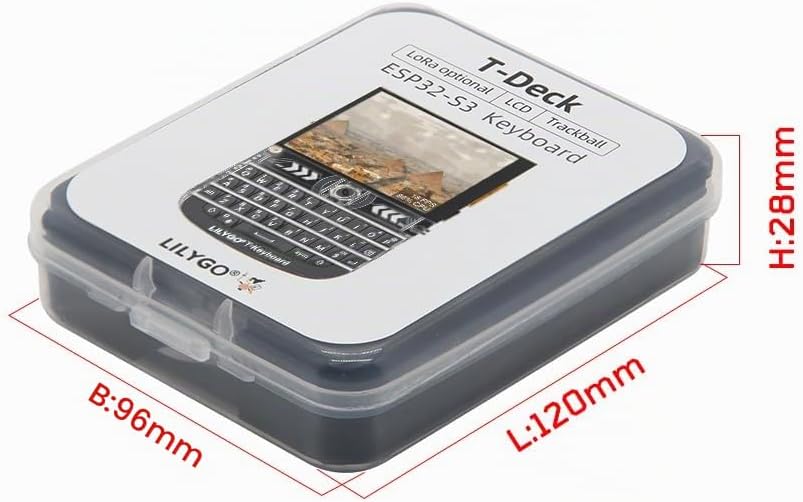LILYGO T-Deck ESP32-S3 LoRa BLE WiFi TTGO Modul LoRaWAN Long Range Entwicklungsboard mit 2,8 Zoll LC