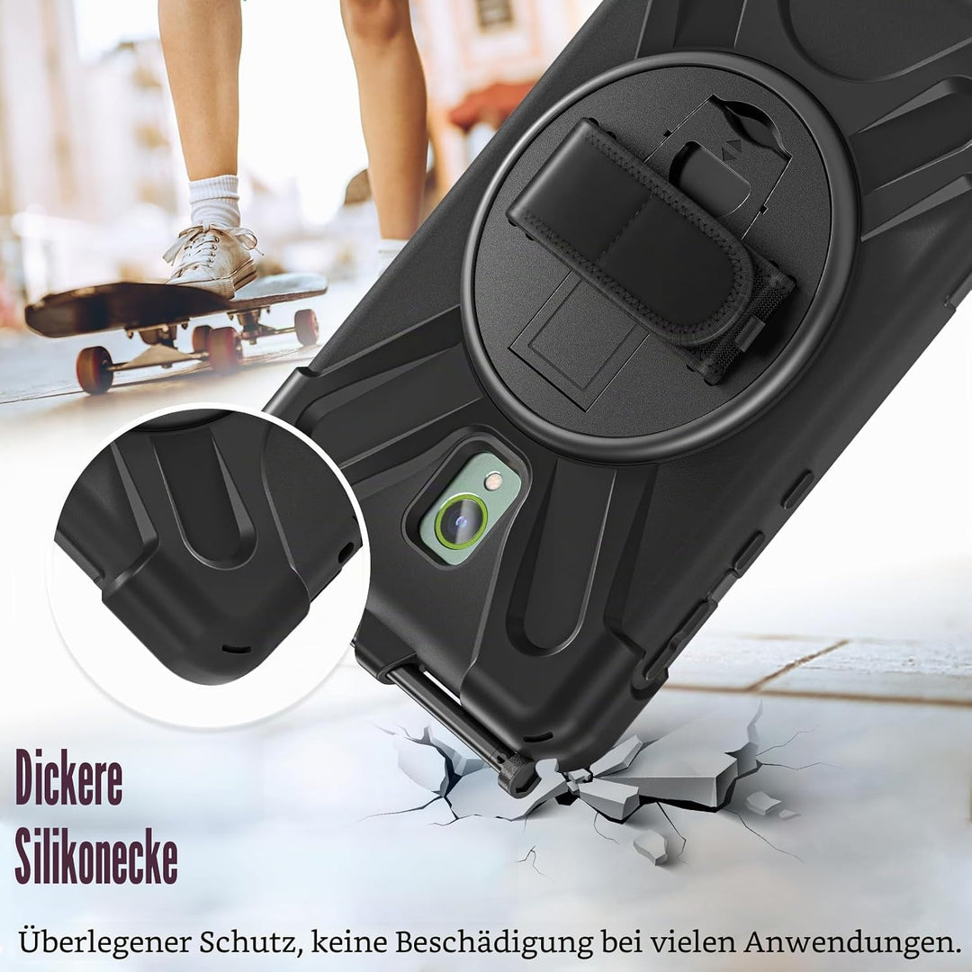 Junfire Schutzhülle stossfest für Samsung Galaxy Tab Active 5 2024 / Active 3 2020 8 Zoll, Hülle mit