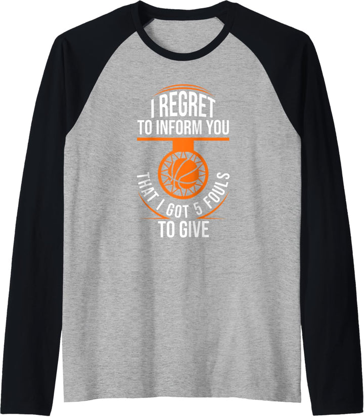 Basketball Fouls - Basketballer Raglan