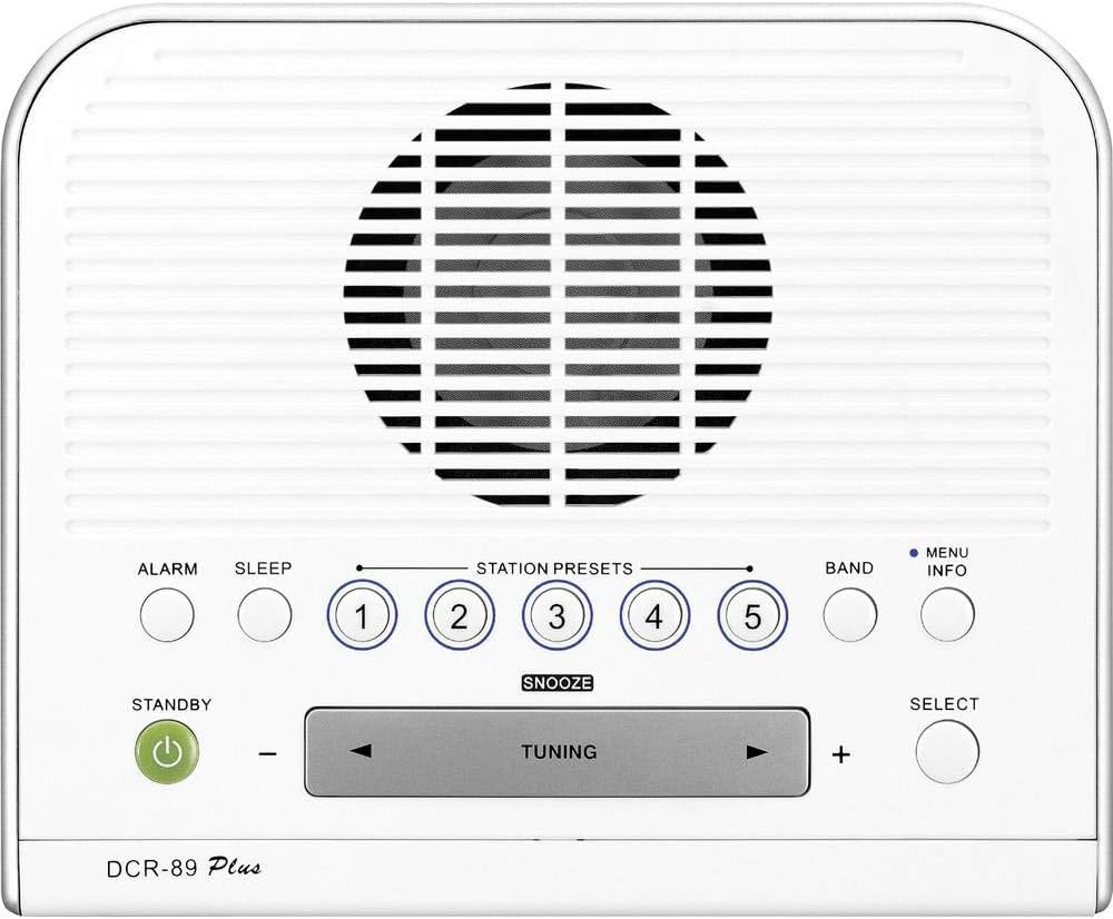 Sangean A500209 DCR-89 Uhrenradio (UKW/MW/D47-DAB Tuner, LCD)