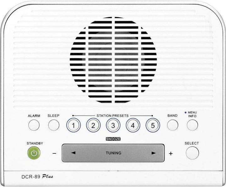 Sangean A500209 DCR-89 Uhrenradio (UKW/MW/D47-DAB Tuner, LCD)