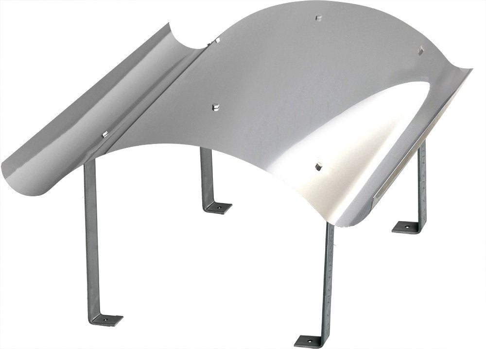 Schornsteinabdeckung Kaminabdeckung Kaminhaube Regenhaube aus Edelstahl (400mm x 400mm), 400mm x 400