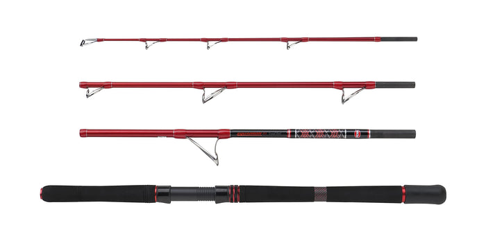 Penn Squadron III Reisebootrute, Spinnruten für Salzwasserangeln, High Modulus 24T Carbon Rohlinge,