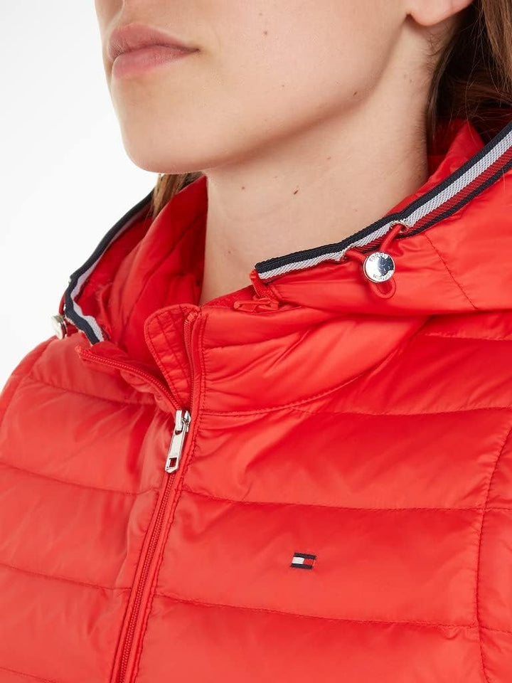 Tommy Hilfiger Damen Weste Steppweste S Fireworks, S Fireworks