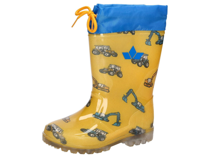Lico Unisex Kinder Power Blinky Gummistiefel 34 EU Gelb Blau, 34 EU Gelb Blau