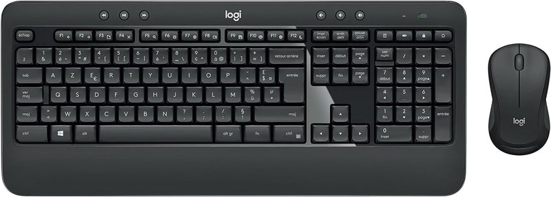 Logitech MK540 Advanced Kabellose Tastatur und Maus Combo für Windows, Belgisches AZERTY-Layout - Sc