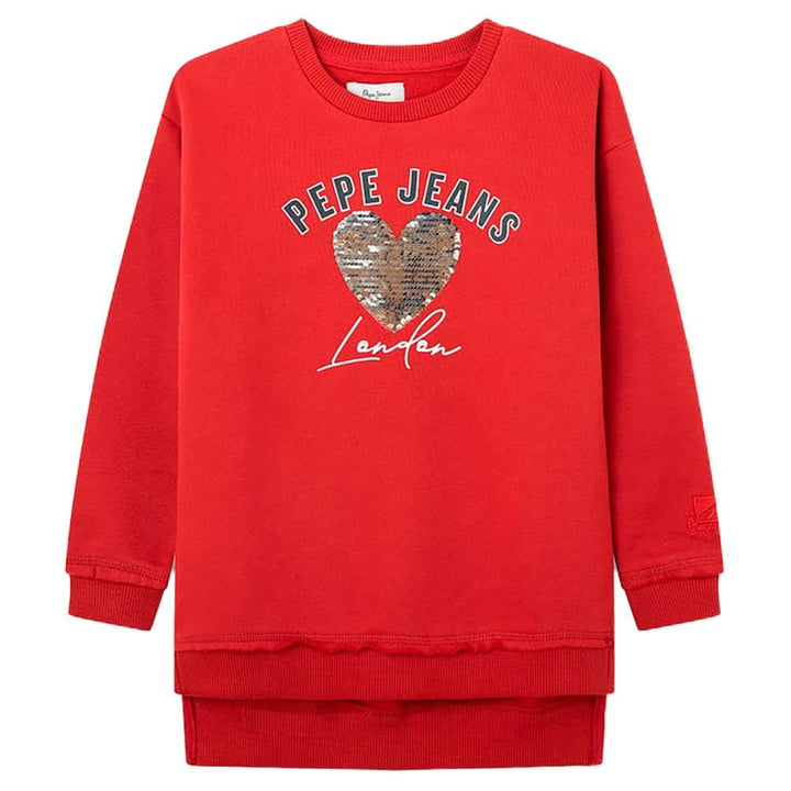 Pepe Jeans Jungen Danielle Pullover 12 Jahre Rot, 12 Jahre Rot