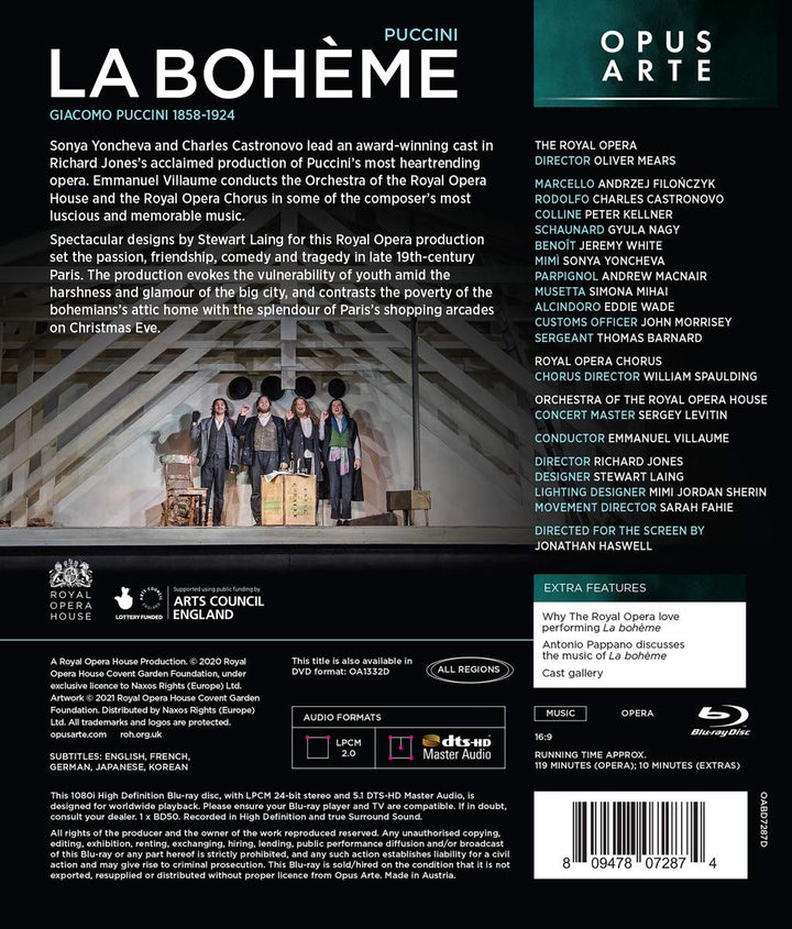 La bohème [The Royal Opera], Blu-ray