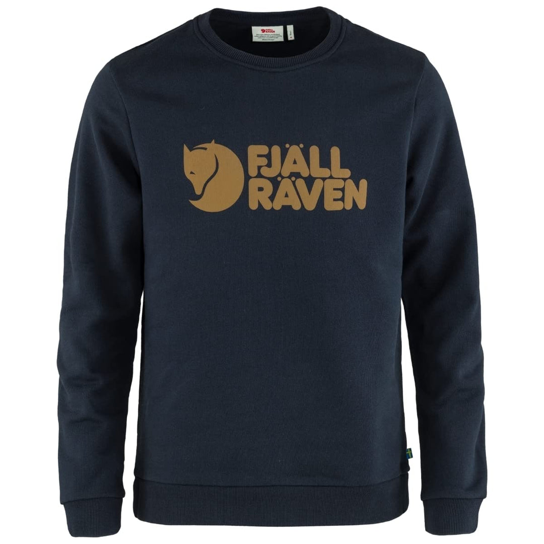Fjällräven Herren Sweatshirt Logo Sweater S Dark Navy, S Dark Navy