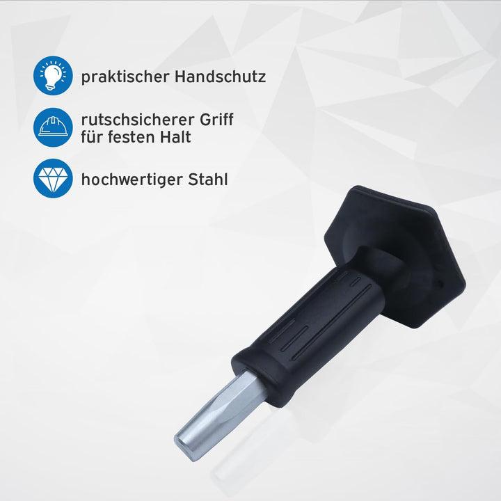 kör4u Montageset mit 1x Montagelochband, Setzeisen und 200 Fixpin Nägeln, Starter-Set zur Befestigun