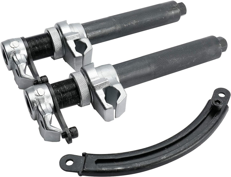 FreeTec Federspanner Set 3tlg | Profi Werkzeug für KFZ Federn | Tuning & Tieferlegung | Spanner für