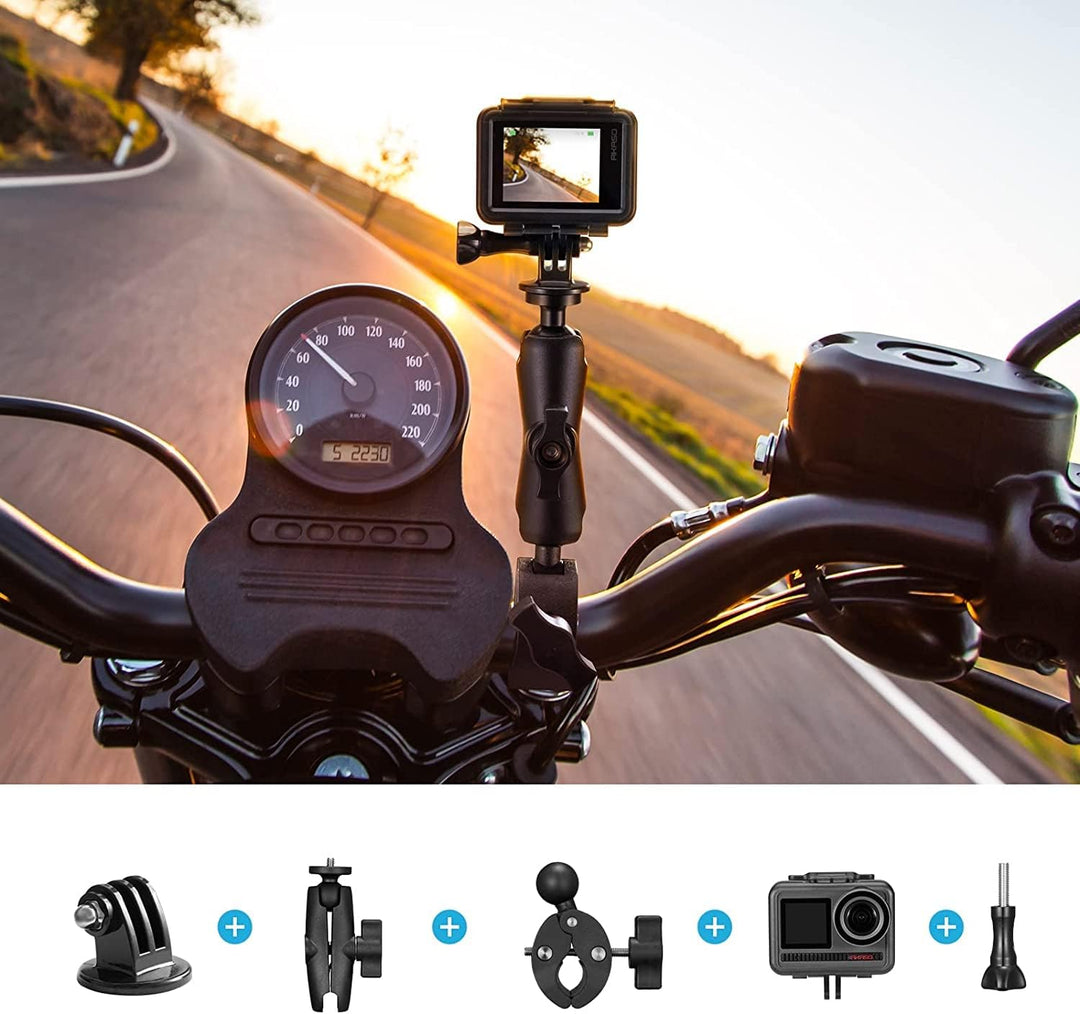 AKASO Action Cam Motorrad-Set kompatibel mit EK7000/EK7000 Pro/Brave 4/Brave 4 pro/Brave 7 LE/Brave