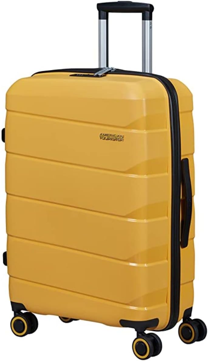 American Tourister Air Move - Spinner M, Koffer, 66 cm, 61 L, Gelb (Sunset Yellow) Gelb (Sunset Yell